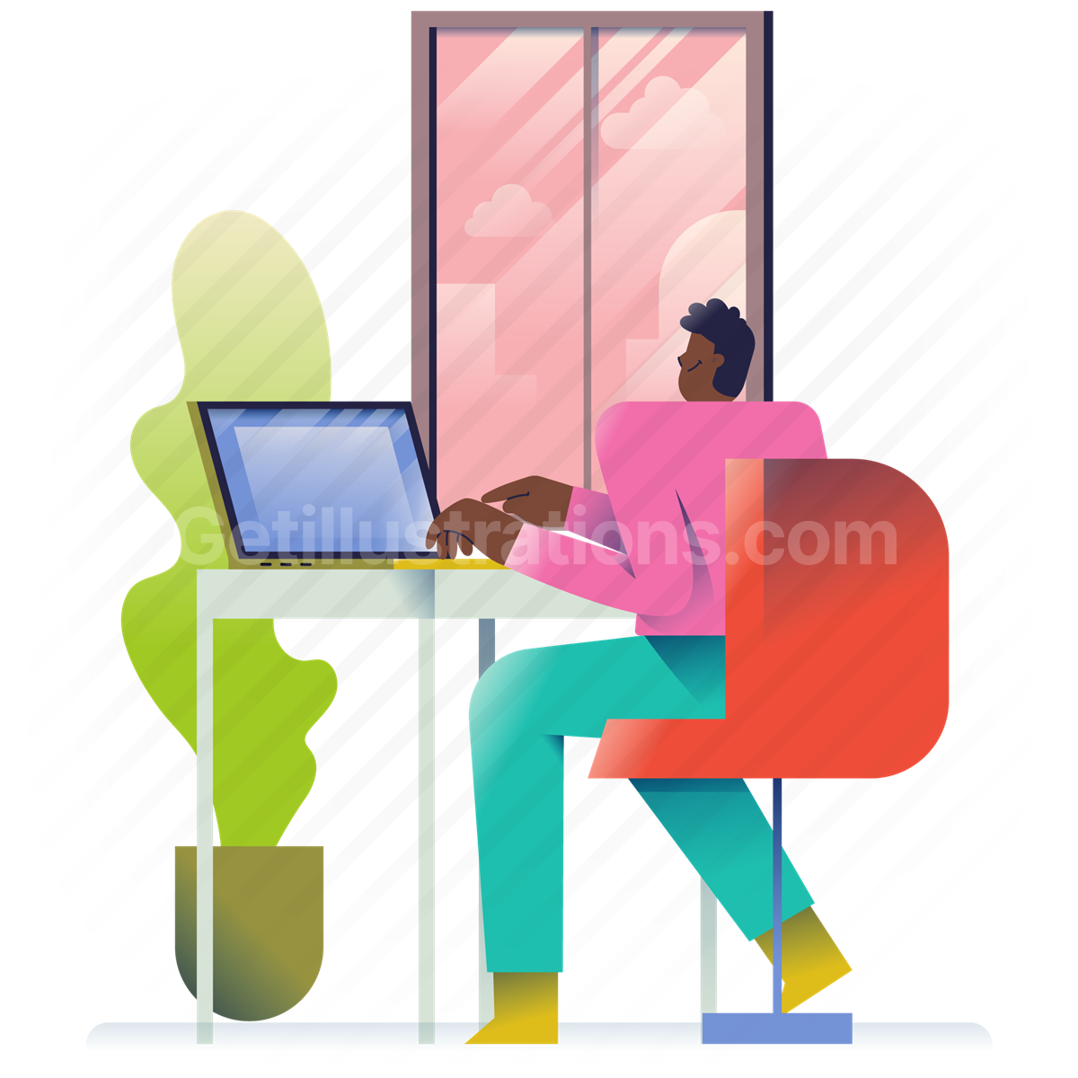 Work and Employment  illustration